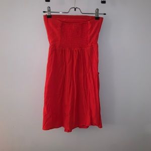 Tilly’s FULL TILT Red strapless dress with pockets